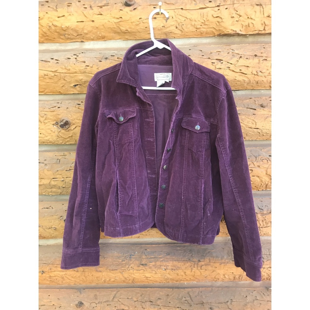 Purple Corduroy Jacket